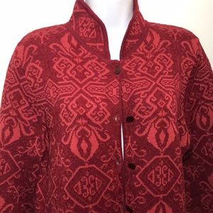 Vintage Button down wool sweater jacket/cardigan